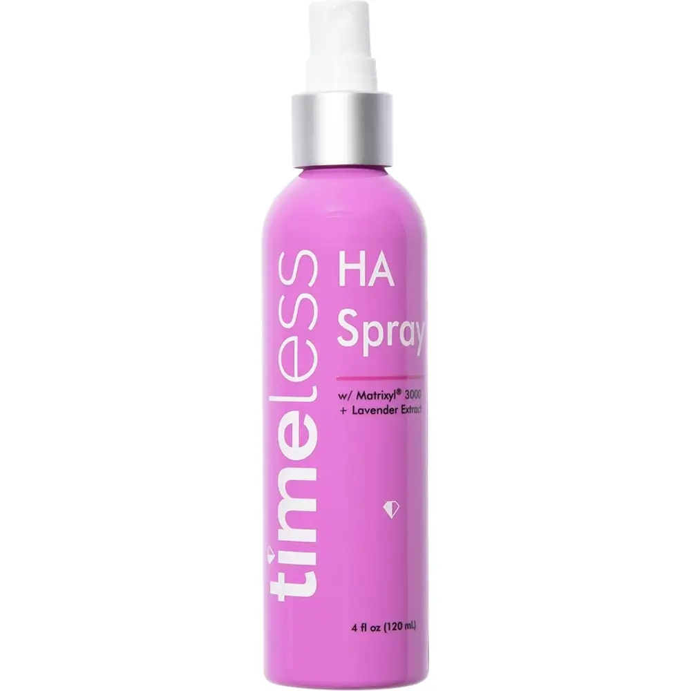 Timeless Skin Care Matrixyl 3000 Spray pentru fata cu lavanda - Spray hidratant antirid cu acid hialuronic si efect calmant, 120 ml