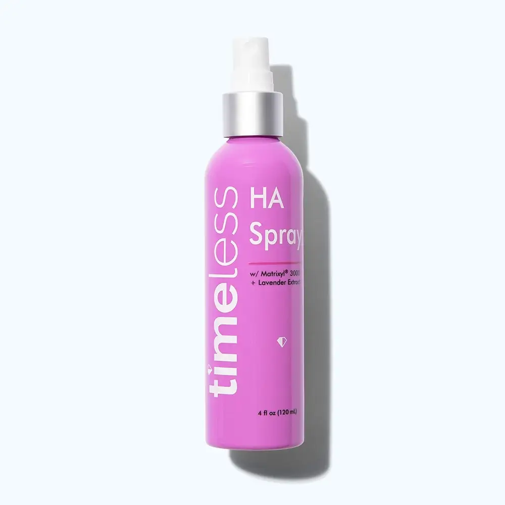 Timeless Skin Care Matrixyl 3000 Spray pentru fata cu lavanda - Spray hidratant antirid cu acid hialuronic si efect calmant, 120 ml