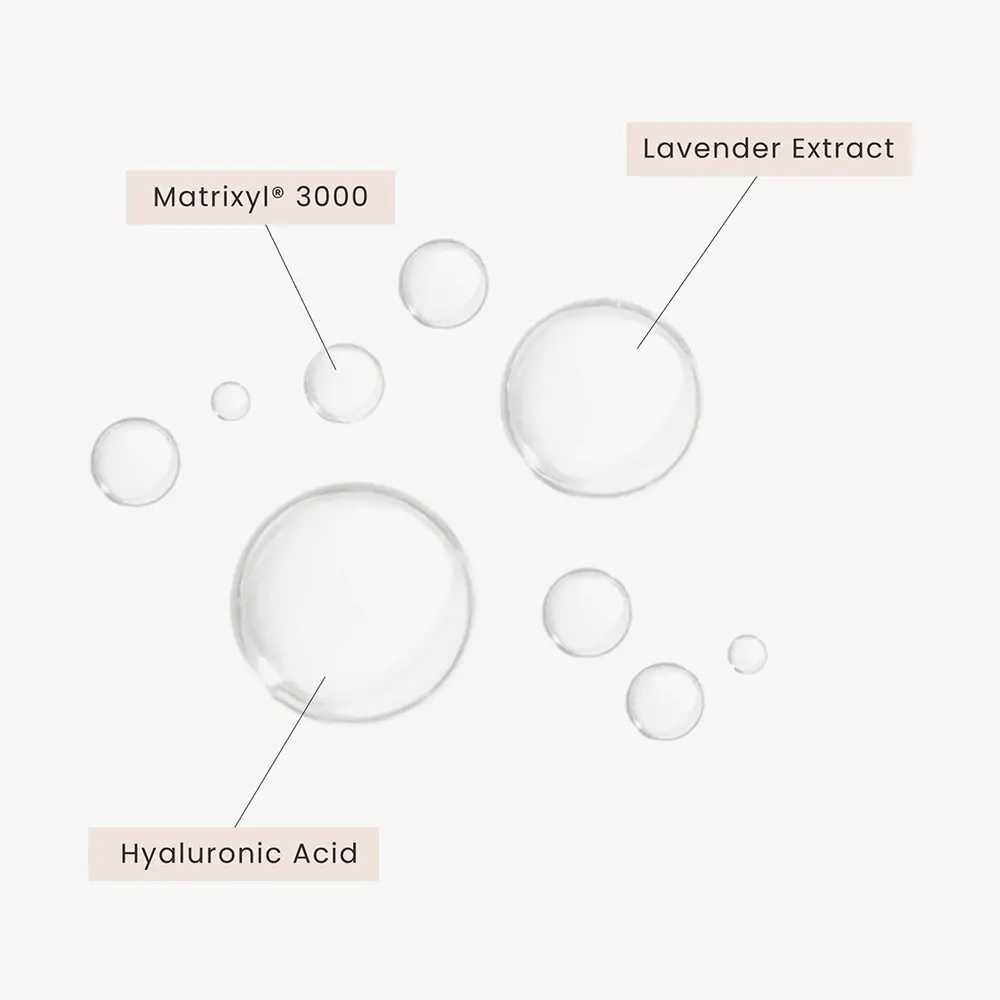 Timeless Skin Care Matrixyl 3000 Spray pentru fata cu lavanda - Spray hidratant antirid cu acid hialuronic si efect calmant, 120 ml