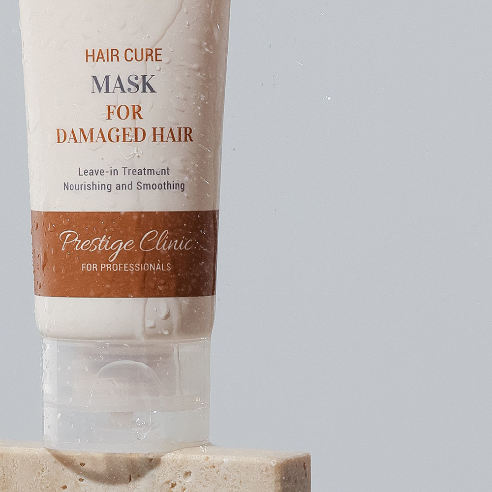 Hair Cure Masca de Par reparatoare fara clatire pentru harnirea si netezirea parului deteriorat 200 ml