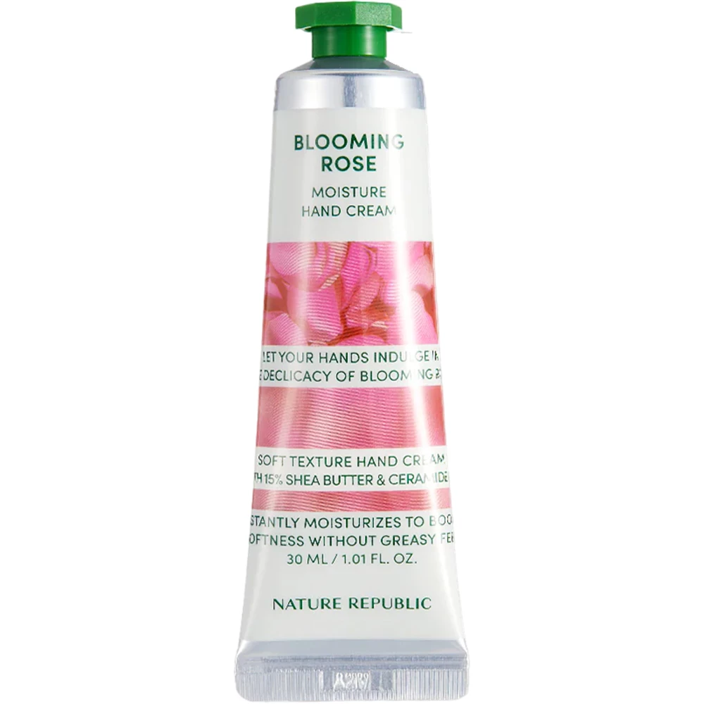 NATURE REPUBLIC Hand and Nature Crema de maini Blooming Rose - Hidratare intensa si catifelare, 30 ml