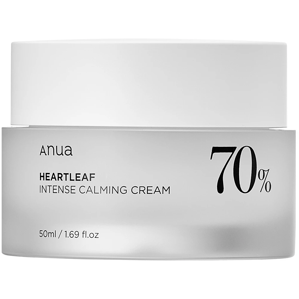 ANUA Heartleaf 70% Crema Hidratanta Calmanta Intensiva - Hidratare si Calmarea Tenului Sensibil, 50 ml