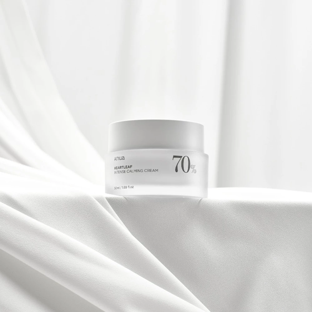ANUA Heartleaf 70% Crema Hidratanta Calmanta Intensiva - Hidratare si Calmarea Tenului Sensibil, 50 ml
