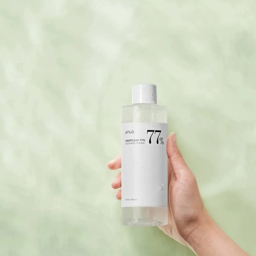 ANUA Heartleaf 77% Soothing Toner – Toner de Față Calmant cu 77% Extract de Heartleaf, 250 ml | Hidratare și Calmare