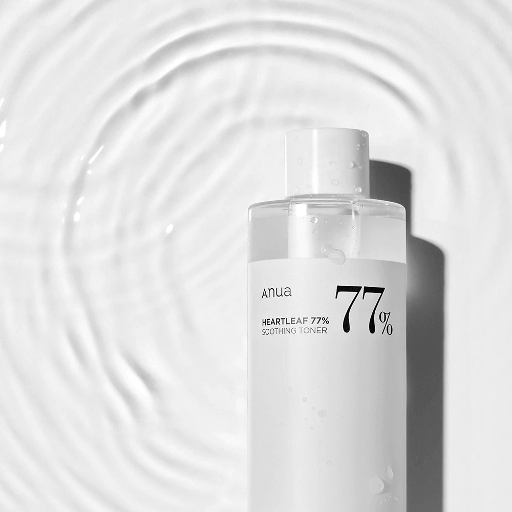 ANUA Heartleaf 77% Soothing Toner – Toner de Față Calmant cu 77% Extract de Heartleaf, 500 ml | Hidratare și Calmare