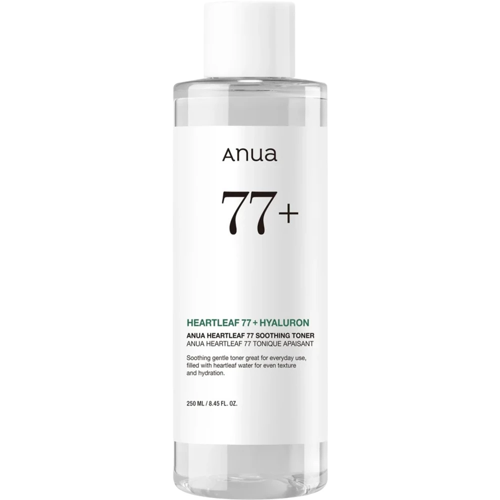 ANUA Heartleaf 77% Toner Calmant Anti-Roseata - Calmare, Hidratare si Control Sebum 250 ml