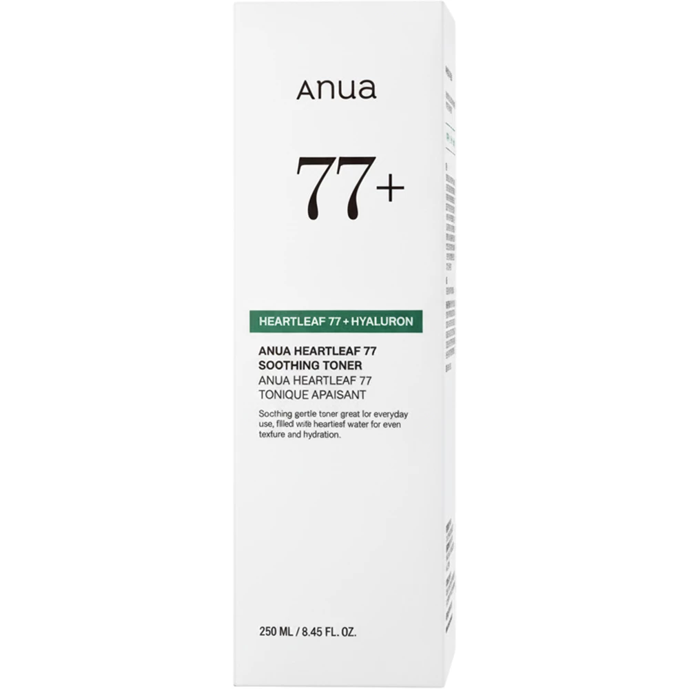ANUA Heartleaf 77% Toner Calmant Anti-Roseata - Calmare, Hidratare si Control Sebum 250 ml