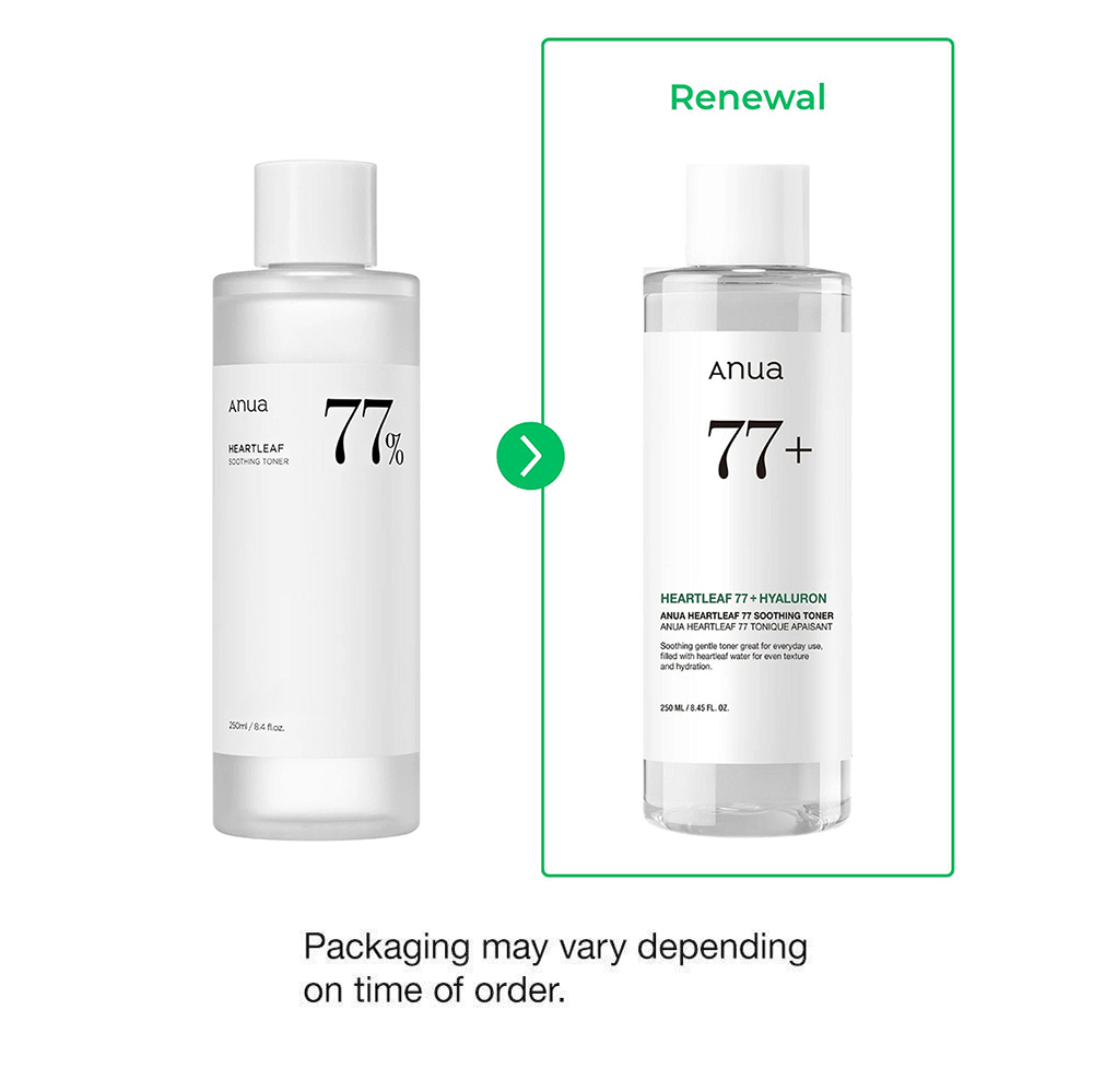 ANUA Heartleaf 77% Toner Calmant Anti-Roseata - Calmare, Hidratare si Control Sebum 250 ml