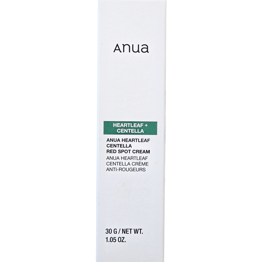 ANUA Heartleaf Centella Red Spot, 30 gr - Crema de fata formulata cu Centella Asiatica si pantenol, care contribuie la calmarea zonelor sensibilizate si la mentinerea barierei cutanate