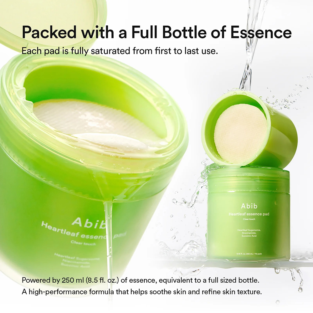 Heartleaf Essence Pad Clear Touch Dischete 70 buc