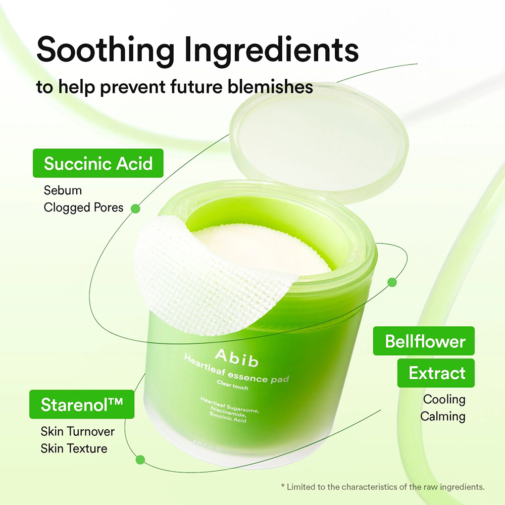 Heartleaf Essence Pad Clear Touch Dischete 70 buc