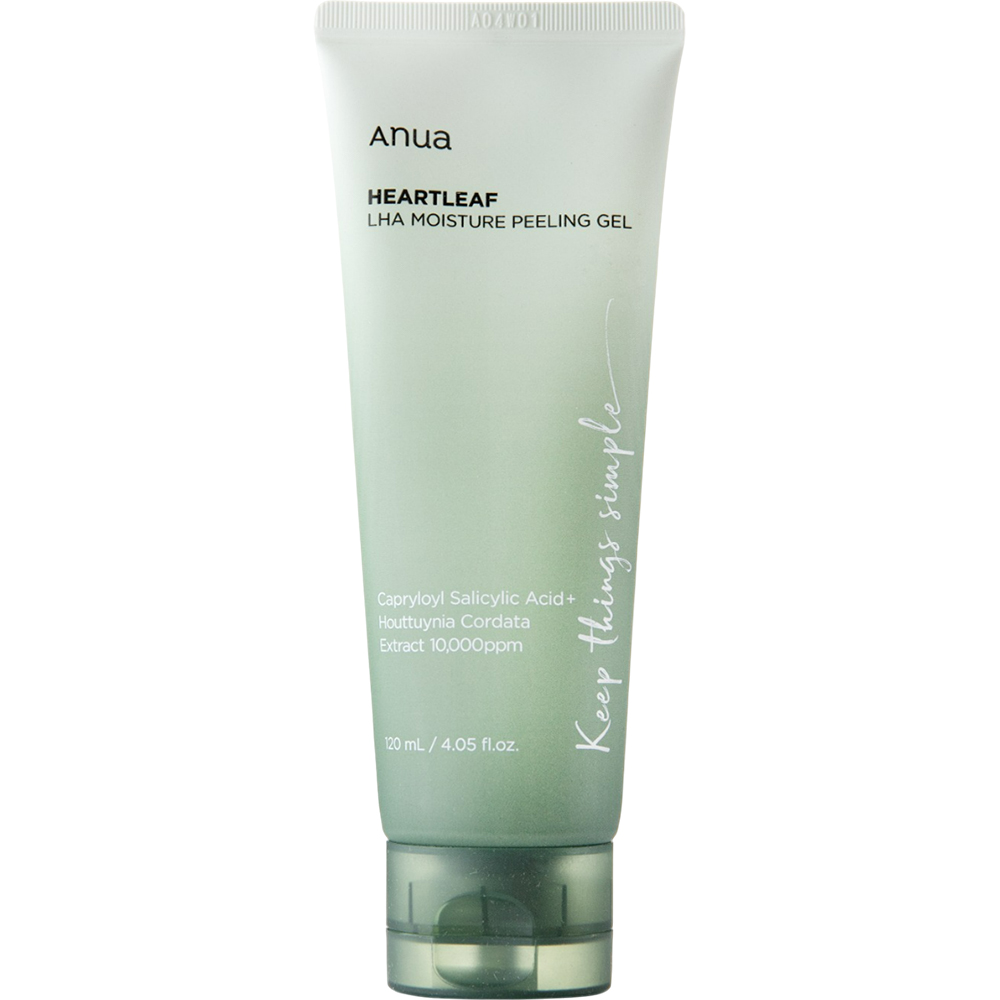 ANUA Heartleaf LHA Moisture Peeling Gel – Exfoliant Facial Hidratant cu Heartleaf și LHA, 120 ml | Exfoliere Delicată și Hidratare