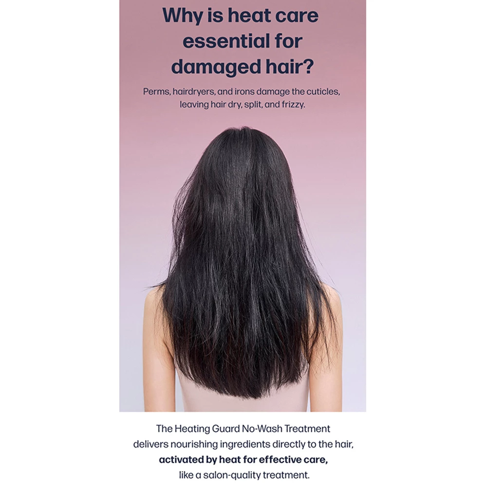 UNOVE Heat Guard Leave-In Treatment - Masca leave-in nutritiva fara clatire cu protectie termica pana la 200 de grade C - pentru toate tipurile de par , 147 ml