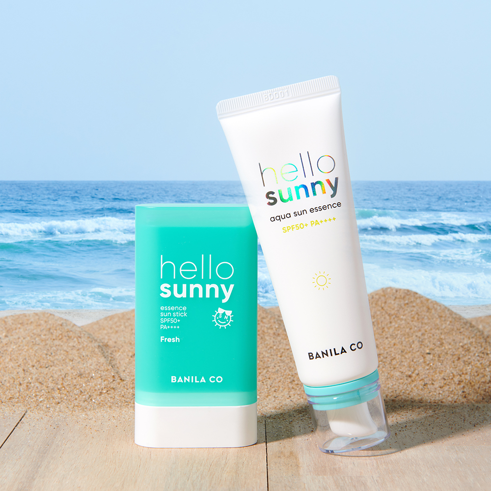 BANILA CO Hello Sunny Aqua Sun Essence SPF50+ PA++++,,50 ml - crema de fata formulata cu extract de Agave albastra, care contribuie la protectia impotriva razelor UV si la metinerea pielii hidratate si confortabile