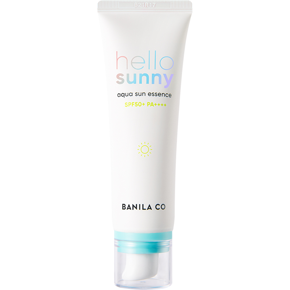 BANILA CO Hello Sunny Aqua Sun Essence SPF50+ PA++++,,50 ml - crema de fata formulata cu extract de Agave albastra, care contribuie la protectia impotriva razelor UV si la metinerea pielii hidratate si confortabile