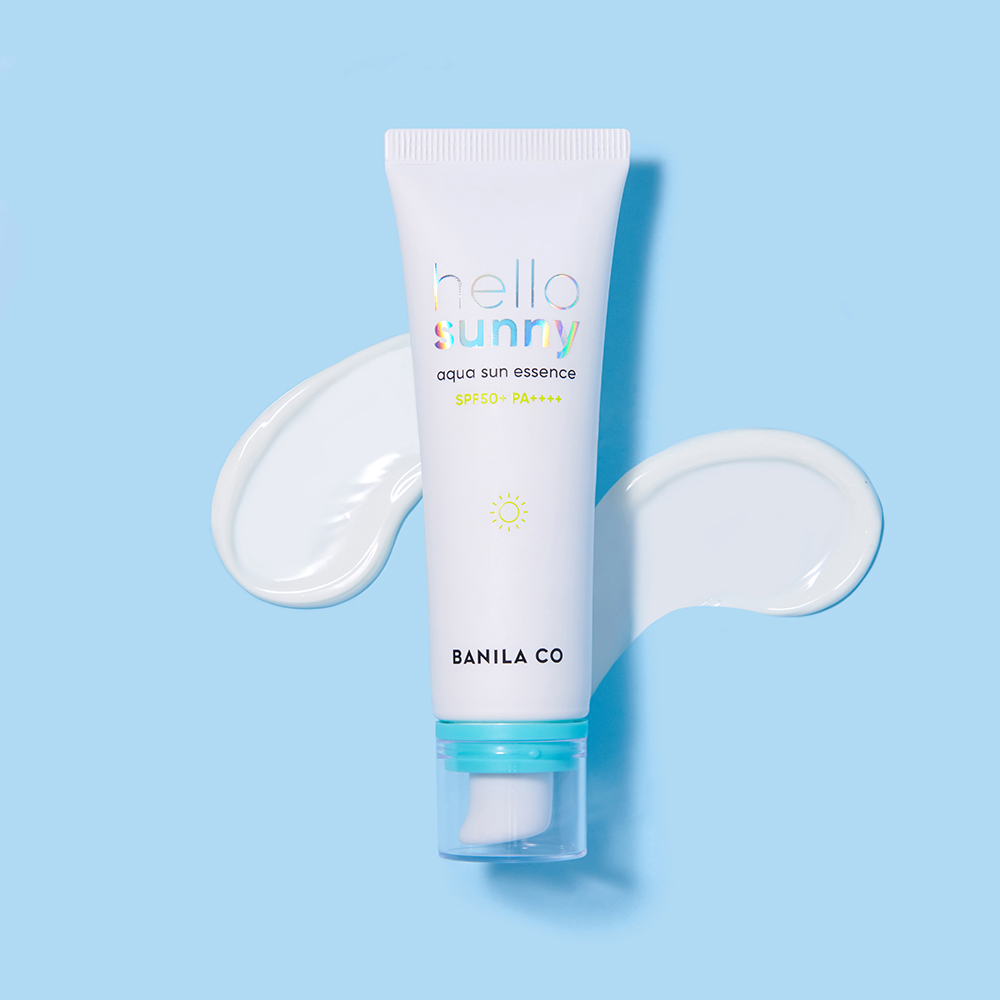 BANILA CO Hello Sunny Aqua Sun Essence SPF50+ PA++++,,50 ml - crema de fata formulata cu extract de Agave albastra, care contribuie la protectia impotriva razelor UV si la metinerea pielii hidratate si confortabile
