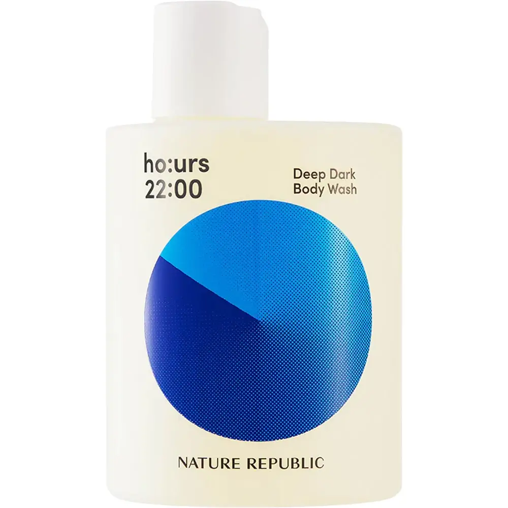 NATURE REPUBLIC ho:urs Gel de Dus Deep Dark - Hidratare si Curatare Profunda, 300 ml