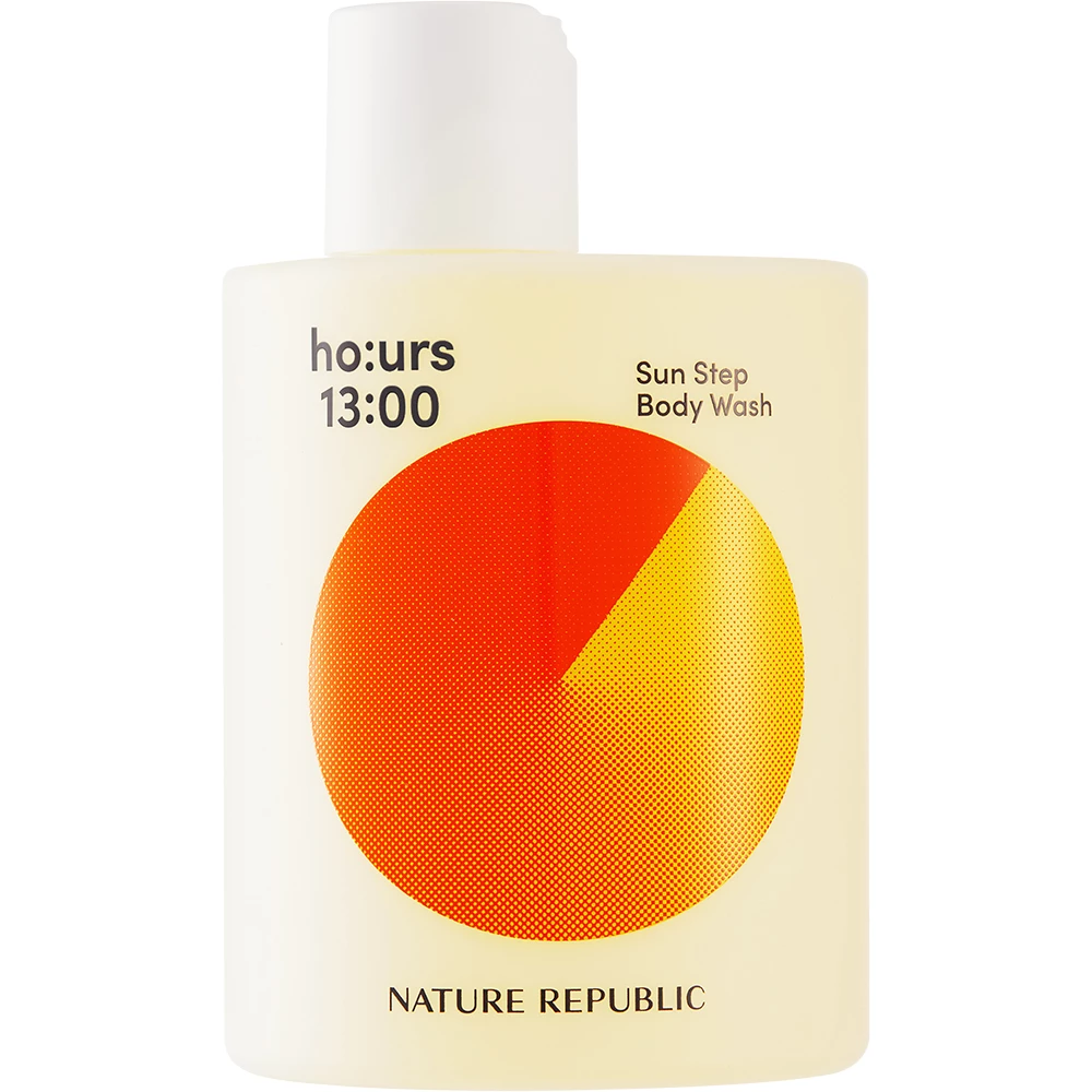 Nature Republic Ho:urs Sun Step – Gel de Duș Revitalizant cu Efect Hidratant, 300 ml