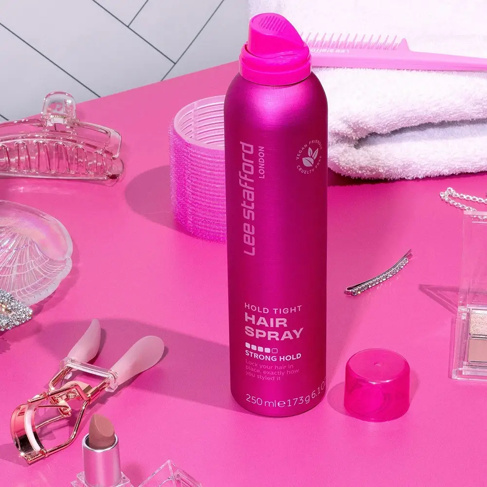 Lee Stafford Hold Tight Spray Fixativ pentru Par 250 ml - Fixare Puternica si Protectie UV, 250 ml