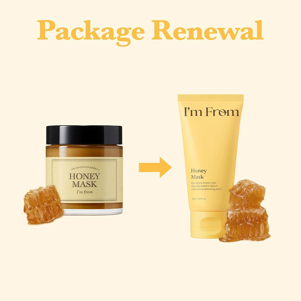 I'M FROM Honey Mask 70 ml - Masca de fata formulata cu miere si propolis, care contribuie la hidratarea pielii si la metinerea confortului pielii