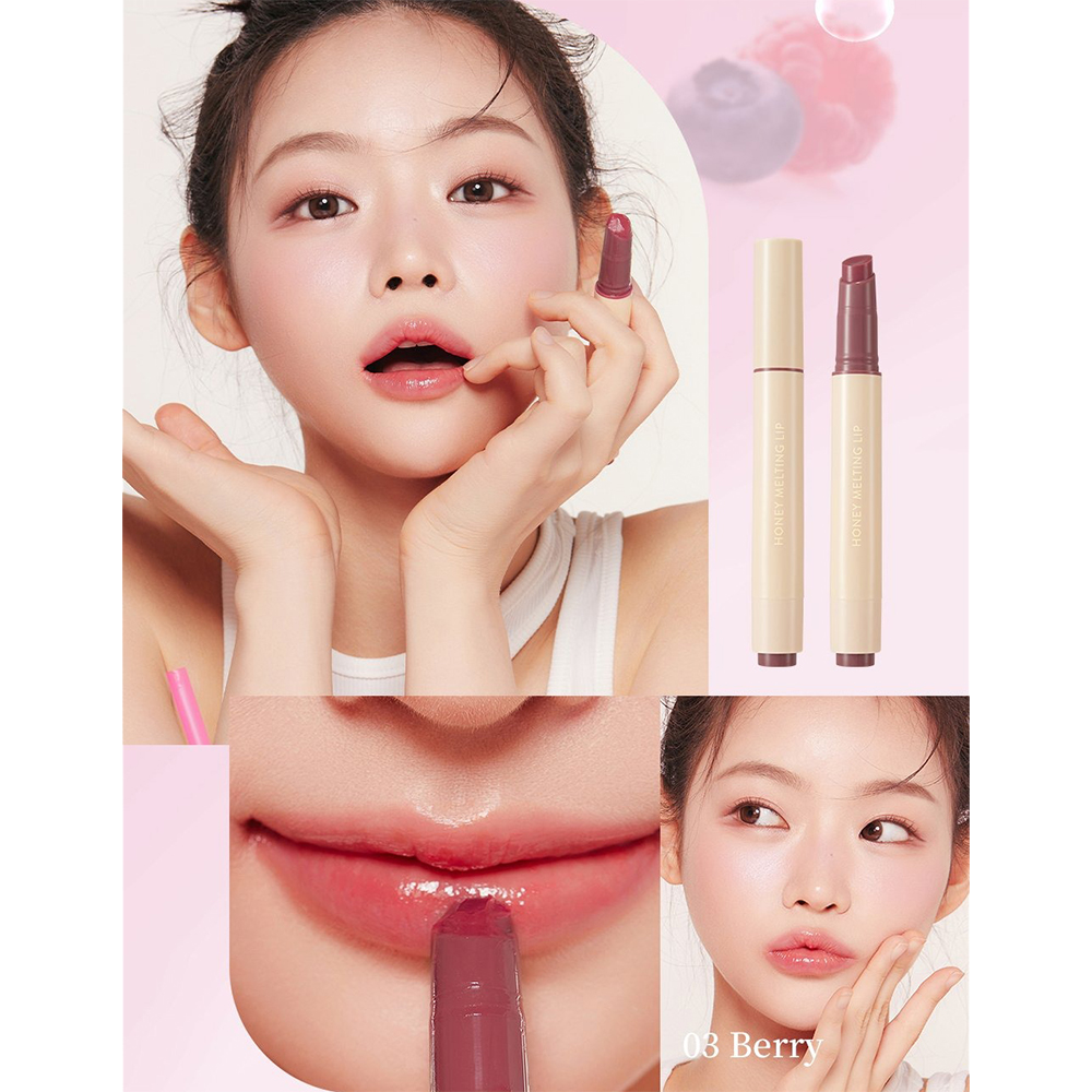 Honey Melting Lip 03 Berry Luciu de buze nuantator