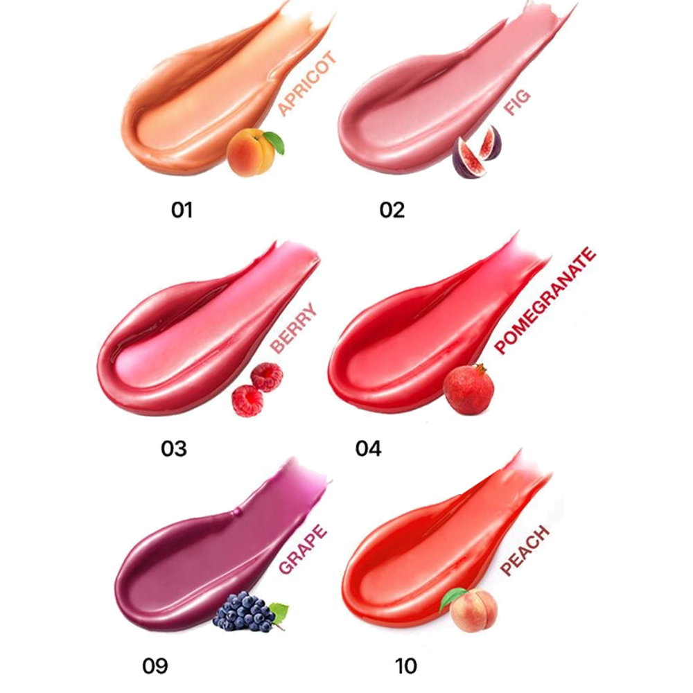 Luciul de buze hidratant Nature Republic Honey Melting Lip 03 Berry – Nuanță roz pal cu miere de Manuka