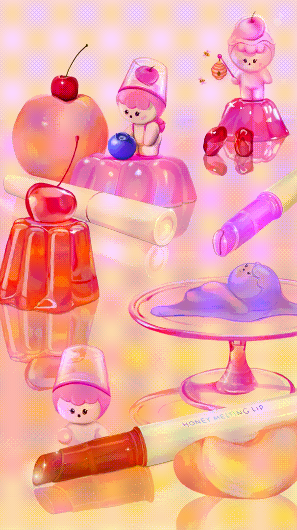 Honey Melting Lip Luciu de buze nuantator 06 Coconut 2,7 gr