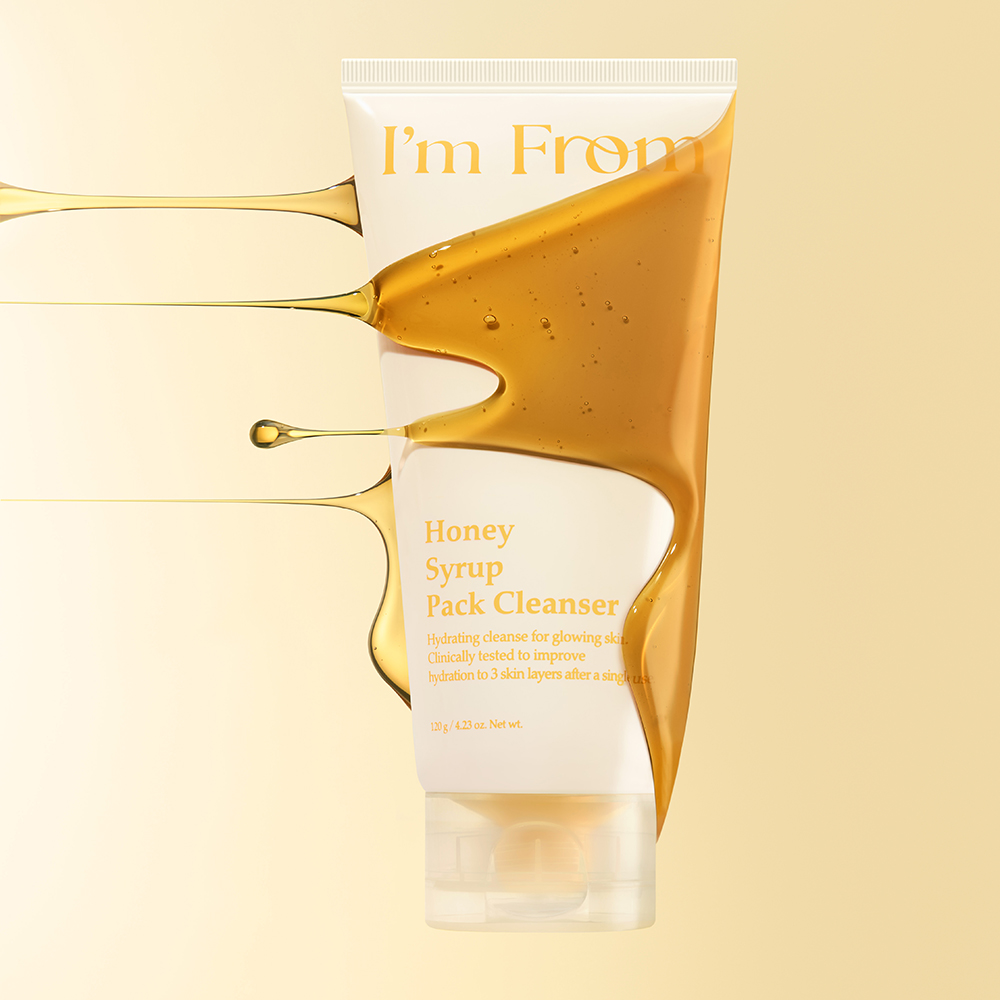 I'M FROM Honey Syrup Pack Cleanser 120 gr - Gel de curatare formulat cu extract de miere si pantenol, care contribuie la curatarea zilnica si la metinerea hidratarii