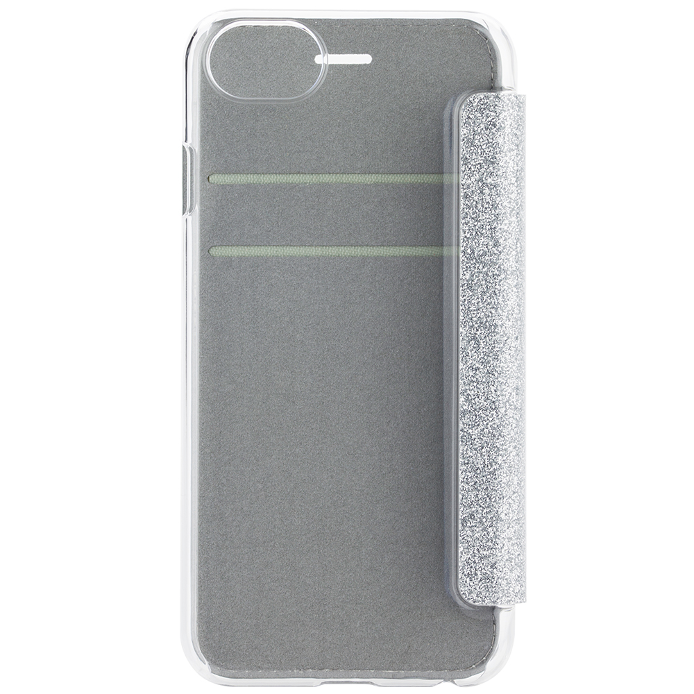 Husa Agenda Glam Choupette Argintiu Apple Iphone 7/8