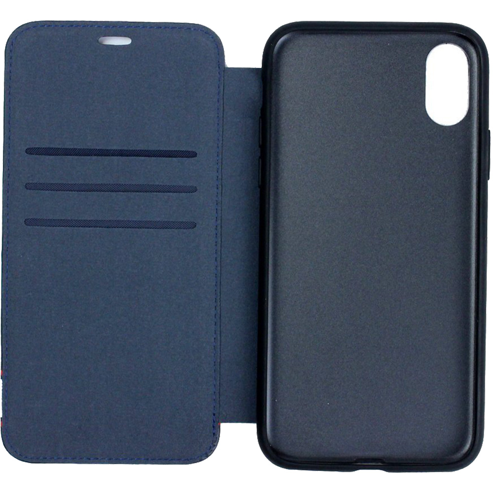 Husa Agenda  Motorsport Albastru Apple Iphone X