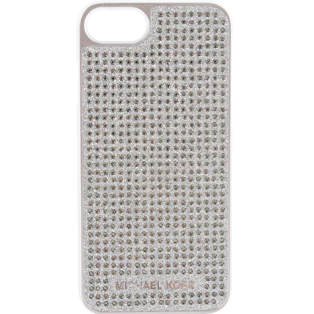 Husa Capac spate Crystals & Glitter Argintiu Apple Iphone 7/8