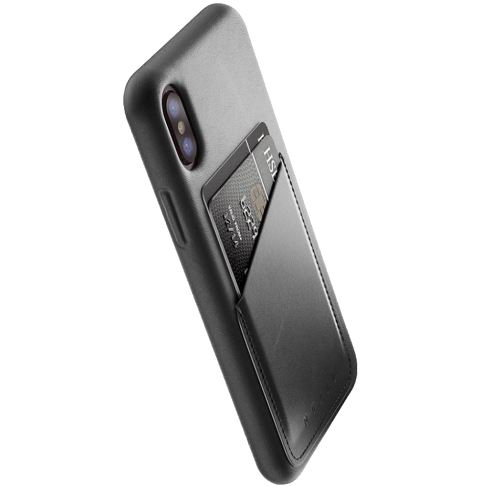 Husa Capac spate Piele Gri Apple Iphone X