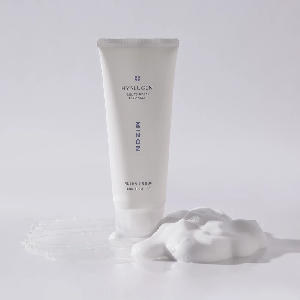 MIZON Hyalugen Gel to Foam Cleanser Spuma de curatare - hidratare si elasticitate, 100 ml