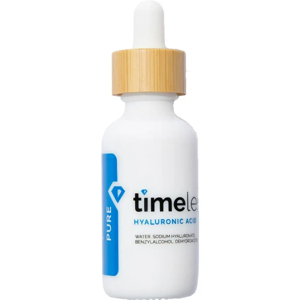 Timeless Skin Care Pure Line Ser Hidratant pentru Fata HA100 - Hidratare Intensa si Efect de Umplere Riduri, 30 ml