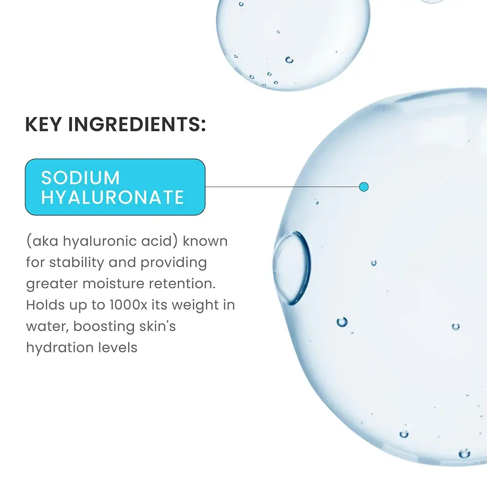 Timeless Skin Care Pure Line Ser Hidratant pentru Fata HA100 - Hidratare Intensa si Efect de Umplere Riduri, 30 ml