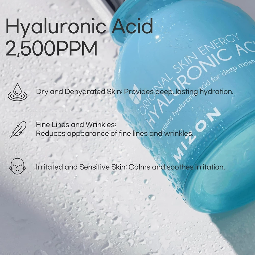 Mizon Hyaluronic Acid 100 Ser de fata - Hidratare intensa si efect anti-rid, 30 ml