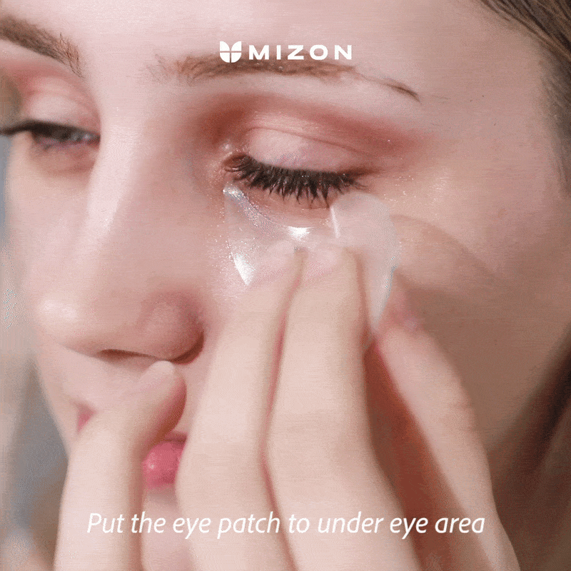 Mizon Hyaluronic Acid Plasturi hidrogel pentru ochi - Hidratare intensa si efect antirid anticearcan instantaneu, 60buc