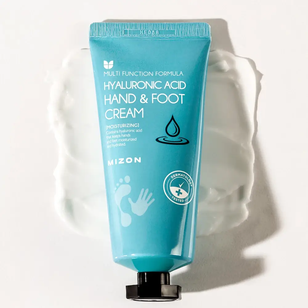 Mizon Hyaluronic Acid Crema pentru maini si picioare - hidratare intensa si reparare piele uscata, 100 ml