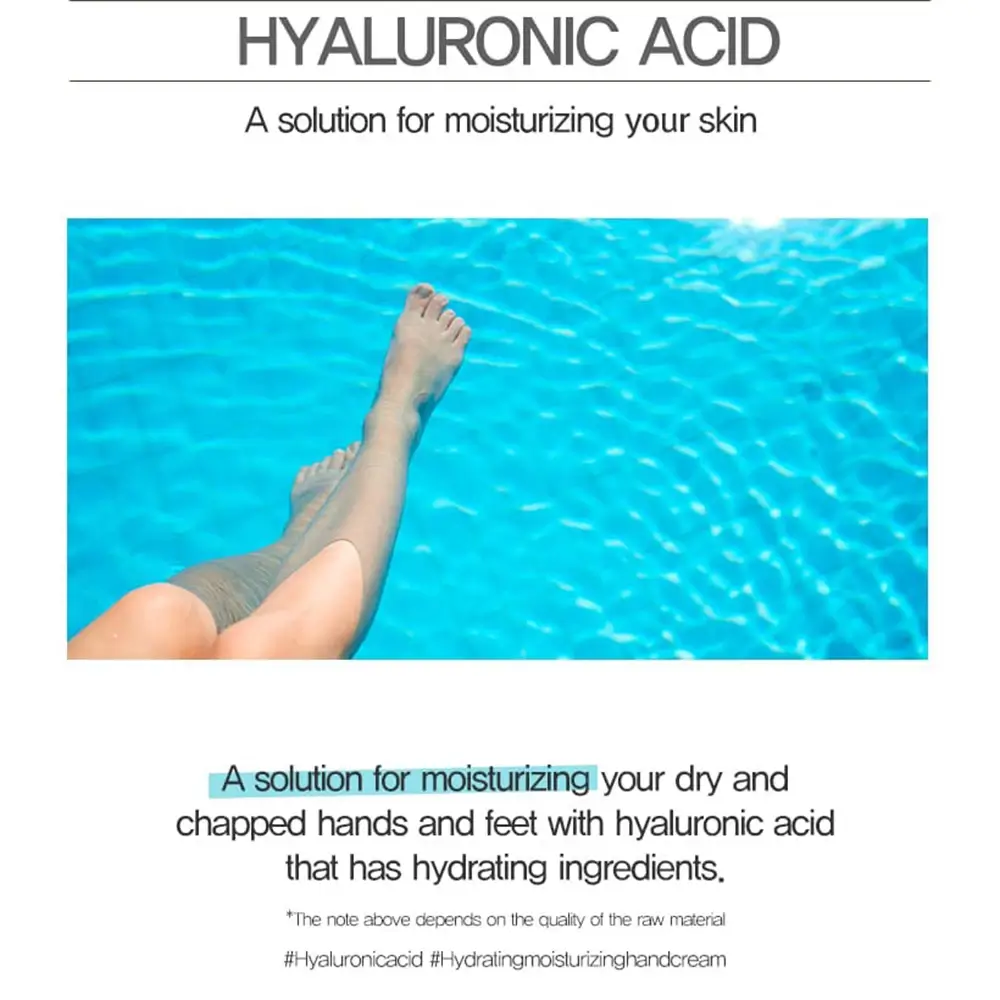 Mizon Hyaluronic Acid Crema pentru maini si picioare - hidratare intensa si reparare piele uscata, 100 ml