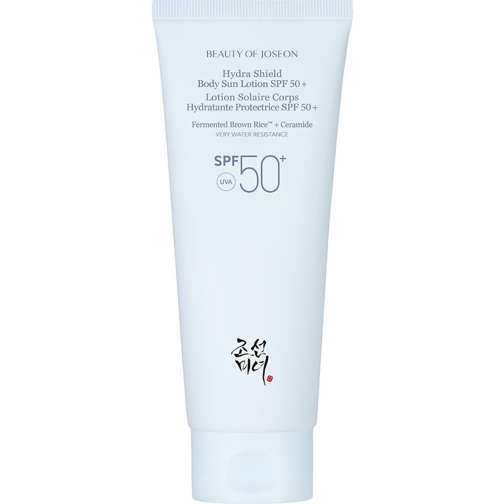 BEAUTY OF JOSEON Hydra Shield Body Sun Lotion SPF50+ 150 ml - Lotiune de corp formulata cu Fermented Brown Rice si ceramida NP, care contribuie la hidratarea pielii si la metinerea barierei cutanate