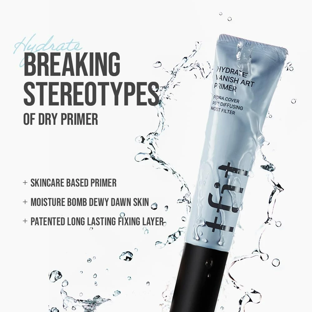 TFIT Hydrate Vanish Art Baza pentru Machiaj Hidratanta 01 - Hidratare intensa si control sebum, efect matifiant de lunga durata, 30 ml