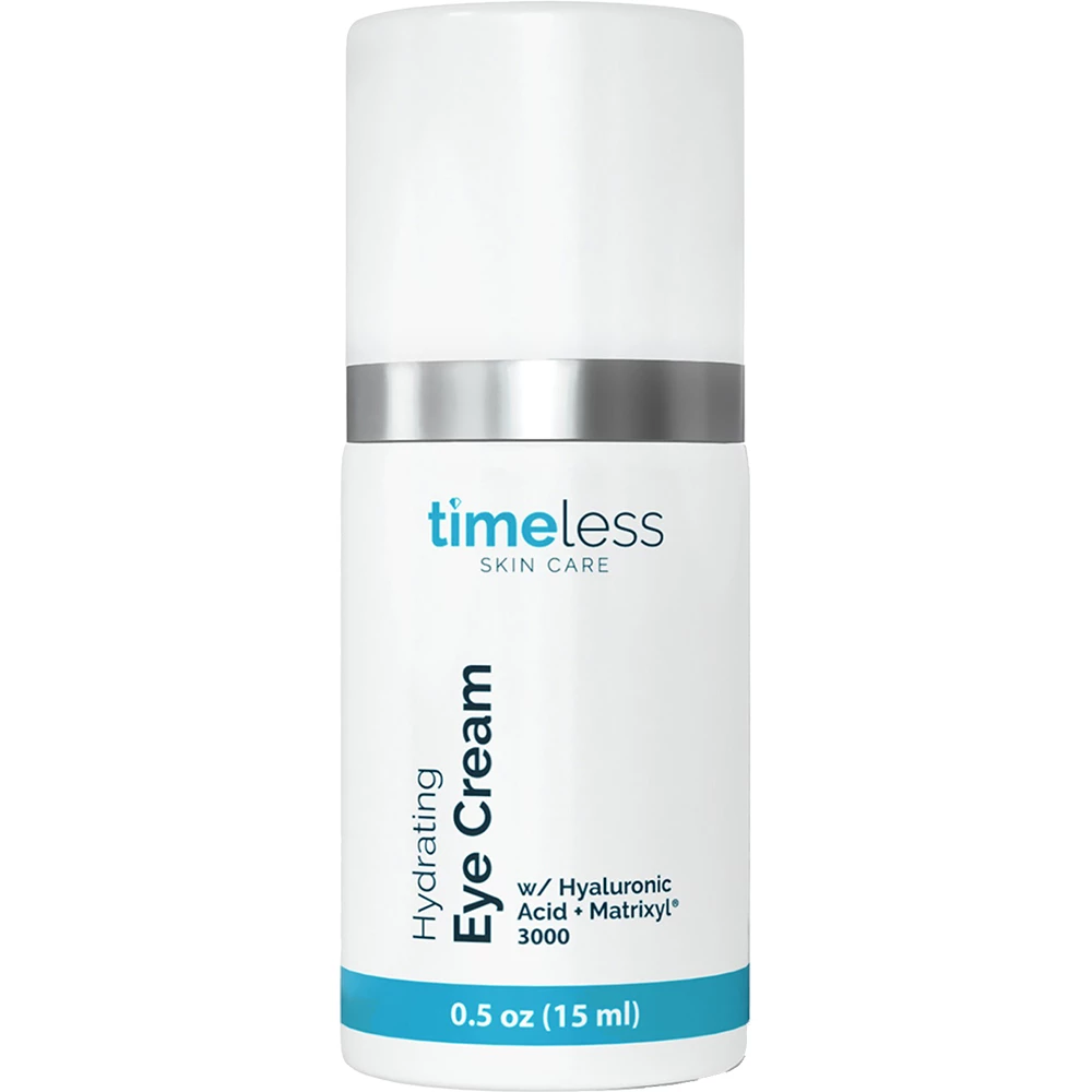 TIMELESS SKIN CARE Hydration Boost Crema de ochi - Ultra-hidratare si efect antirid cu acid hialuronic si peptide, 15 ml