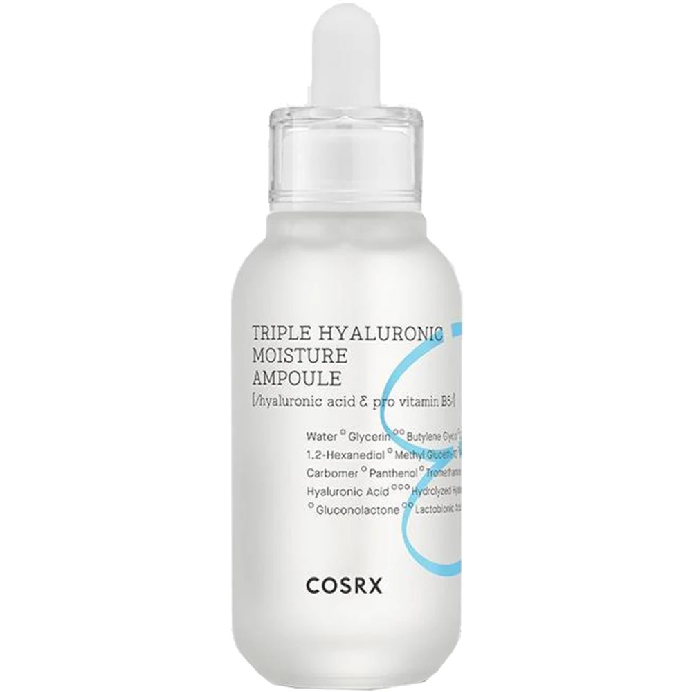 Hydrium Triple Hyaluronic Moisture Ampoule - Fiola cu trei tipuri de acid hialuronic si Pro Vitamina B5 - gramaj 40 ml