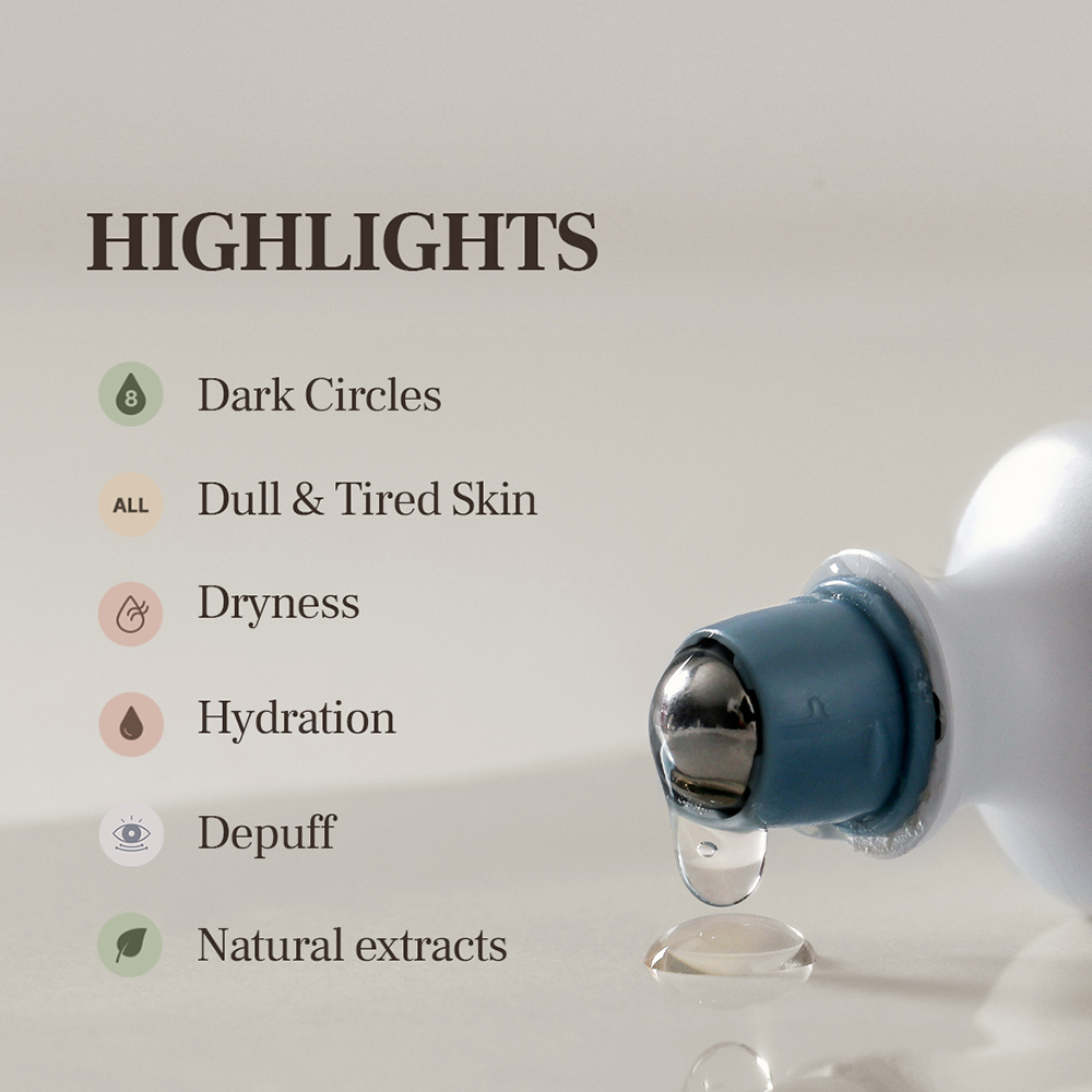 VIllage 11 FACTORY Hydro Boost Caffeine Eye Serum 10 ml - Crema contur ochi formulata cu cafeina si niacinamida, care contribuie la reducerea aspectului umflat si la uniformizarea zonei de sub ochi