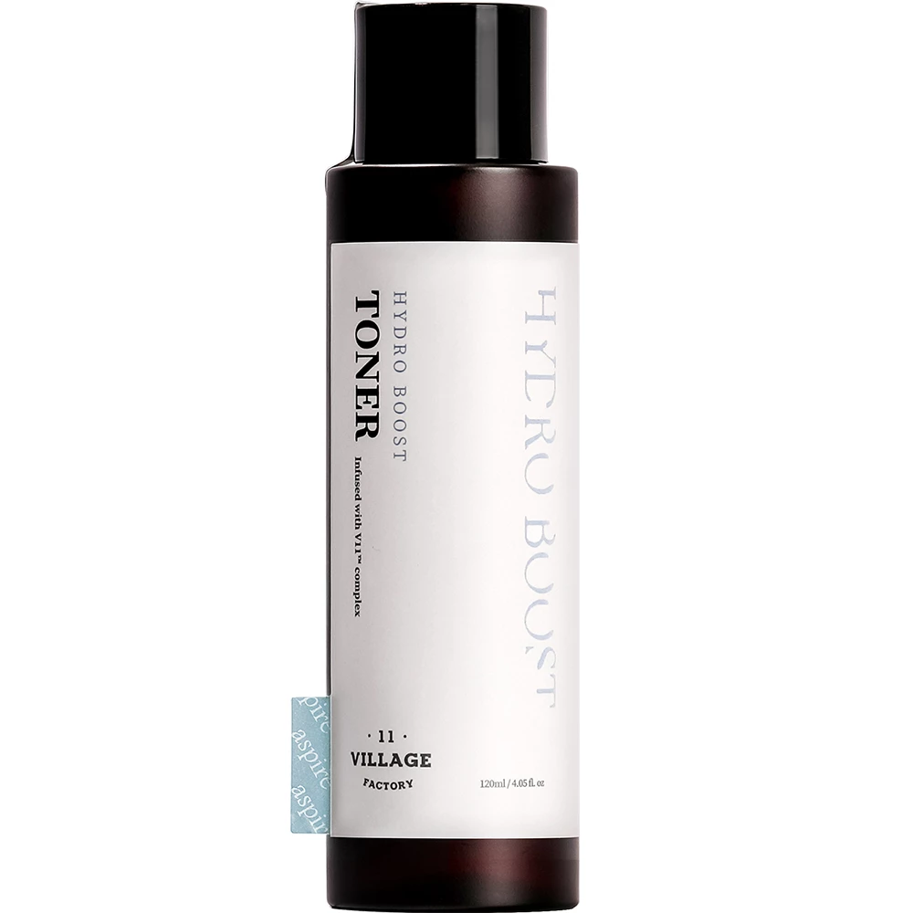 Village 11 Factory Hydro Boost Toner Tonic Hidratant Intens 120 ml - Hidratare Profunda si Calmarea Tenului Sensibil, 120 ml