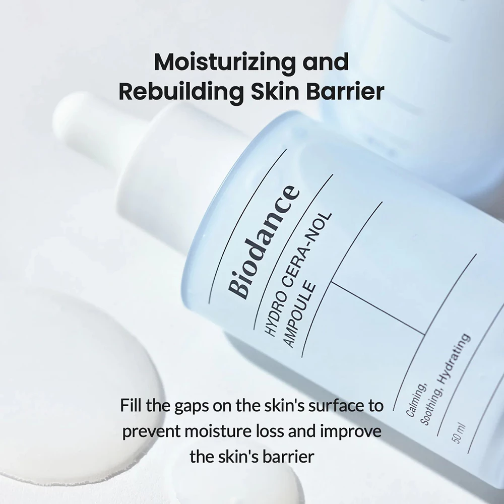 BIODANCE Hydro Cera-nol Ser Concentrat pentru Fata - Hidratare Intensa si Calmanta cu Pantenol si Ceramide, 50 ml