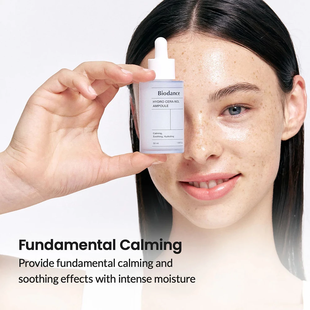 BIODANCE Hydro Cera-nol Ser Concentrat pentru Fata - Hidratare Intensa si Calmanta cu Pantenol si Ceramide, 50 ml