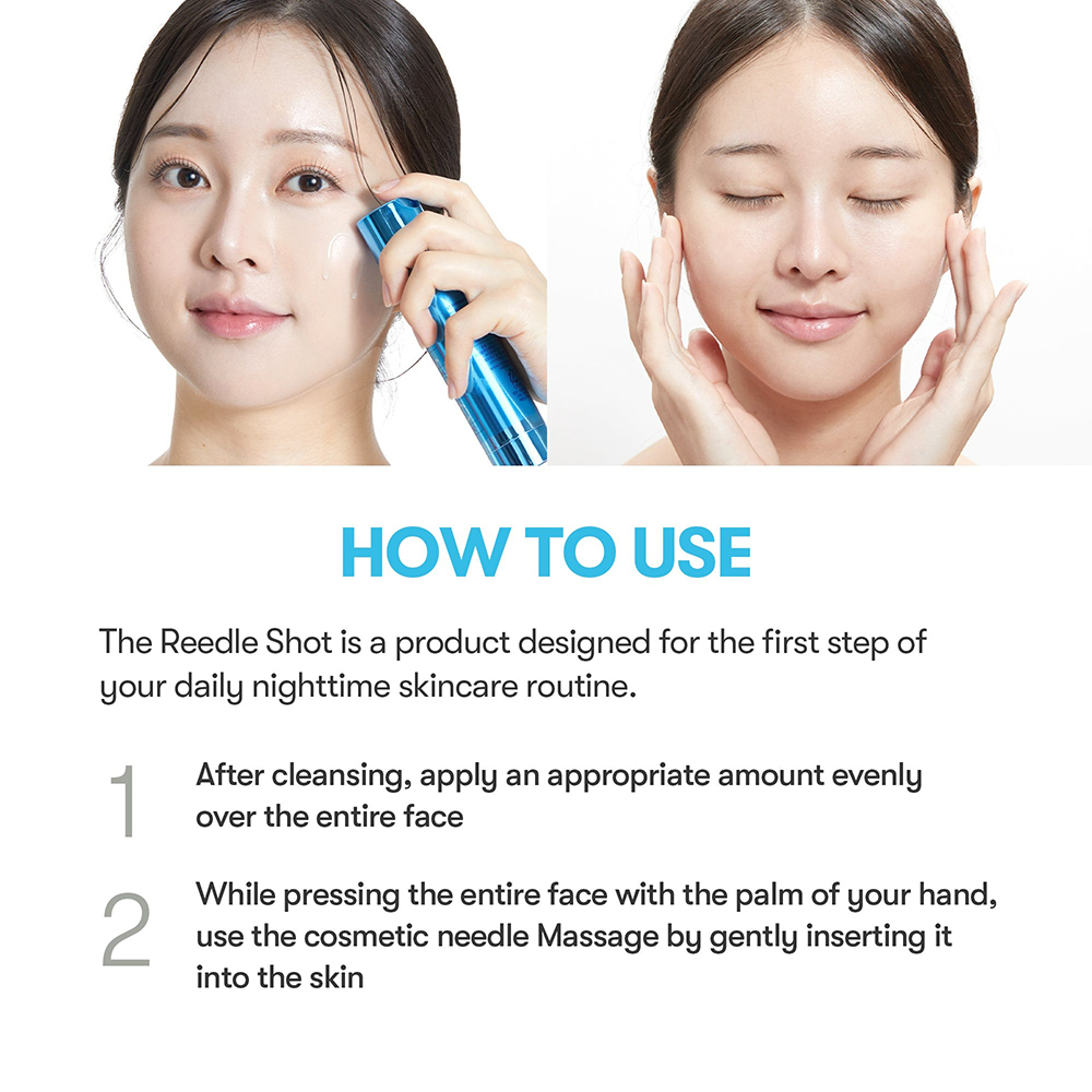 VT COSMETICS Hydrop Reedle Shot 300hl Ser de fata - hidratare si luminozitate, 50 ml