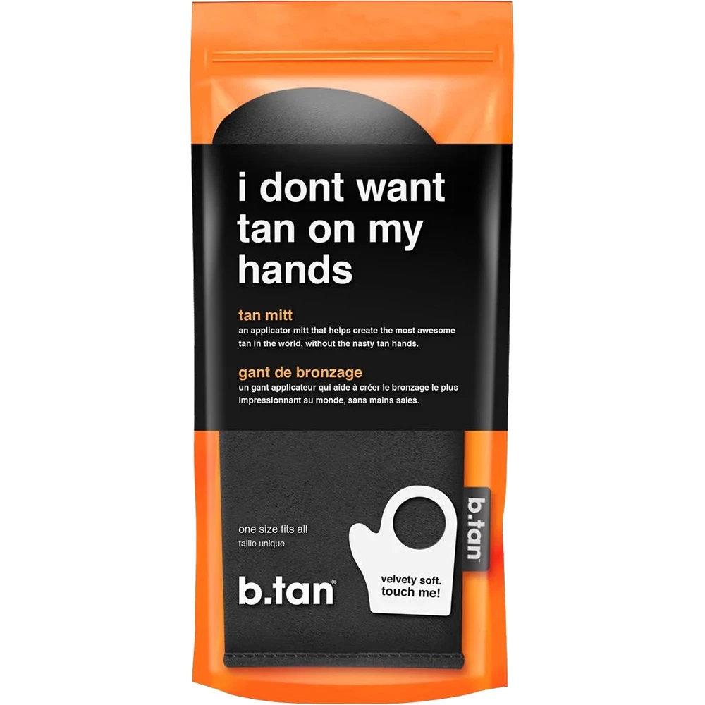 B.tan I Don't Want Tan on My Hands Manusa pentru Aplicarea Autobronzantului Universal - Aplicare Uniforma si Protectie Maini Curate, 1 buc
