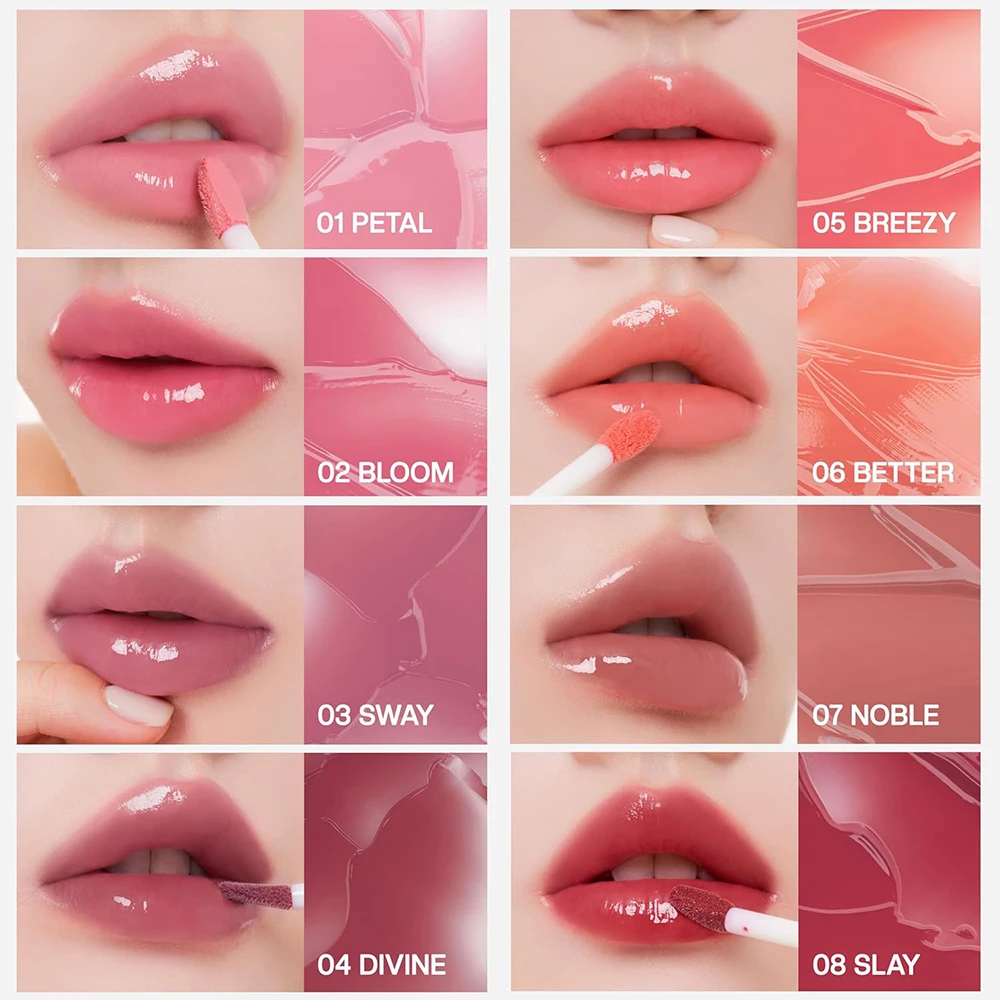 MUZIGAE MANSION Icy Glow Luciu de Buze Coral-Roz 05 Breezy - Hidratare si Volum, 5 ml